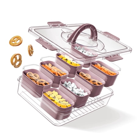 Cook With Color 8-Compartment Snackle Box, Charcuterie and Snack Container, Divided Now $9.97