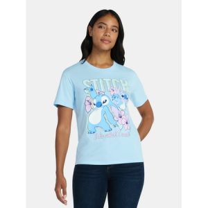 Stitch Women's Graphic Tee with Short Sleeves Now $8.98 at Walmart