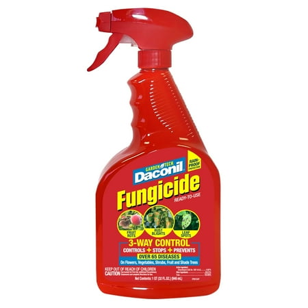 Garden Tech Daconil Fungicide 3-Way Control, Ready-to-Use Spray, 32 Fluid Ounce, 1 Spray