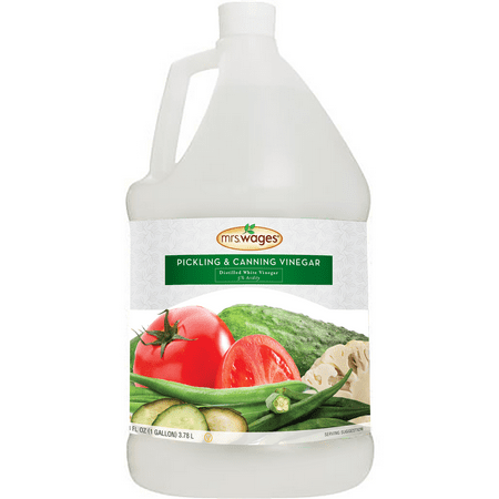 Mrs. Wages Pickling and Canning Vinegar, 5% Acidity Distilled White Vinegar Now $5.32