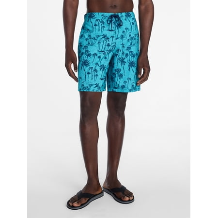 George Men's and Big Men's E-Board Swim Trunks with UPF 50+, 9" Inseam Now $9.97