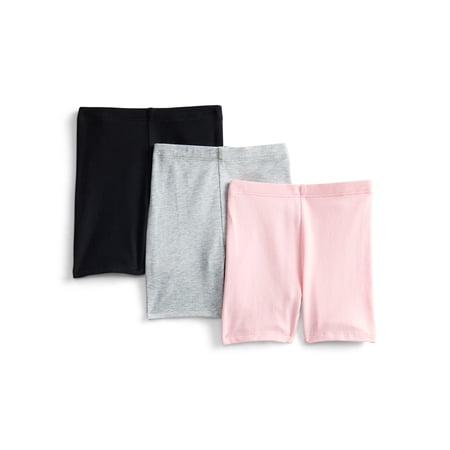 Wonder Nation Toddler Girls Essential Bike Shorts, 3-Pack Now $9.55
