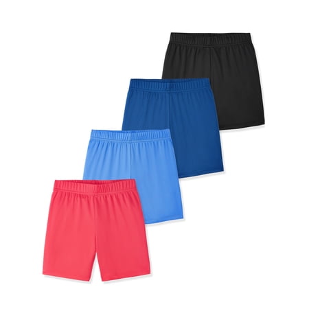 Garanimals Newborn, Baby & Toddler Boy Lightweight Active Shorts 4-Pack