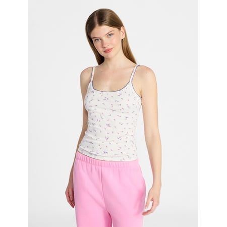 No Boundaries Pointelle Tank Top, Women's XXS-XXL Now $3.52