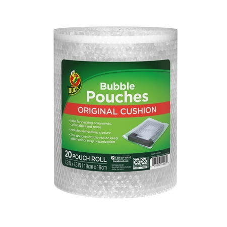 Duck Brand 1/8" Bubble Pouches on a Roll Now $8.98
