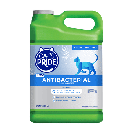 Cat's Pride Antibacterial Scented Clumping Litter 12lb Jug Now $9.48
