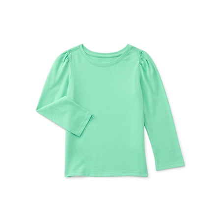 Wonder Nation Toddler Girls Tee with Long Sleeves Now $2.24 at Walmart