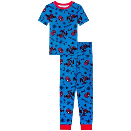 Kids Short Sleeve and Pant Snug Fit Pajama Set, 2-Piece, 4-10 Now $7.00