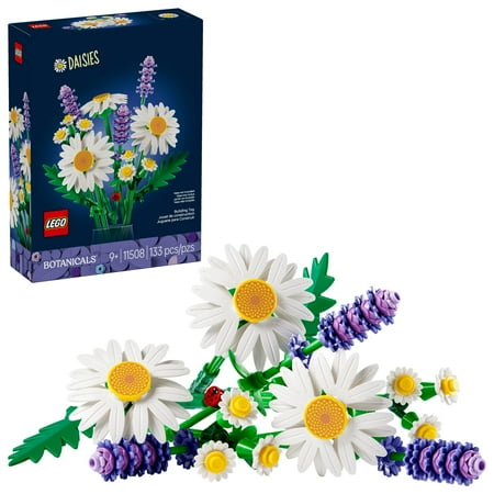 LEGO Botanicals Daisies Building Toy - Birthday Gift for Kids & Adults, Ages 9+ Now $10.00