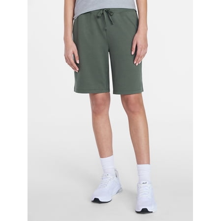 Athletic Works Women's and Women's Plus French Terry Bermuda Shorts Now $6.00