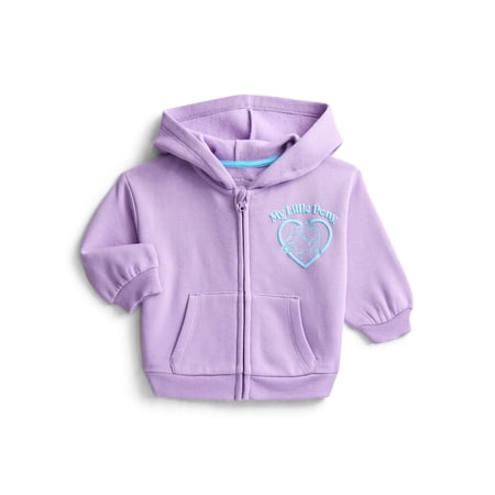 My Little Pony Baby Girls' Full Zip Graphic Hoodie, Sizes 0/3M-6/9M Now $2.24