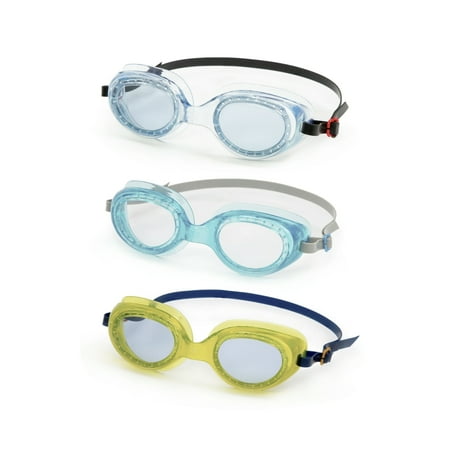 Aqua Dolfino Youth Tinted Swim Goggles with Silicone Strap and UV Protection Now $9.96