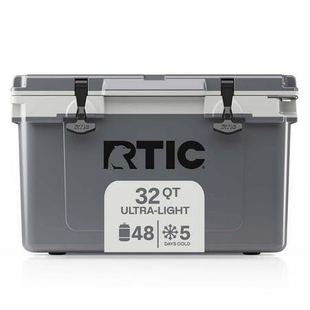 RTIC Ultra-Light 32 Qt Hard-Sided Ice Chest Cooler, Fits 48 Cans, Grey Now $143.10