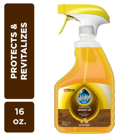 Pledge Wood Oil, Expert Care, Trigger Spray – Moisturizes & Revives with Orange Now $5.98