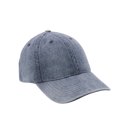 Time and Tru Solid Baseball Hat- Medium Denim Now $5.98