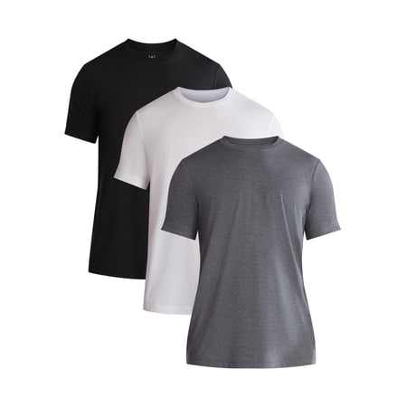 George Men's & Big Men's Classic Fit 3-Pack Crewneck Tee with Short Sleeves Now $5.89