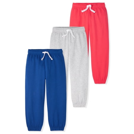 Garanimals Newborn, Baby & Toddler Boy Cotton French Terry Pull-On Joggers, Single &