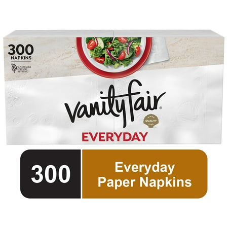 Vanity Fair Everyday Disposable White Napkins Now $7.68