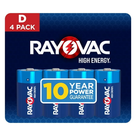 Rayovac High Energy D Batteries, Alkaline D Cell Batteries Now $6.20