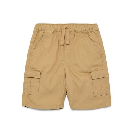 Wonder Nation Baby and Toddler Boys Cotton Cargo Shorts