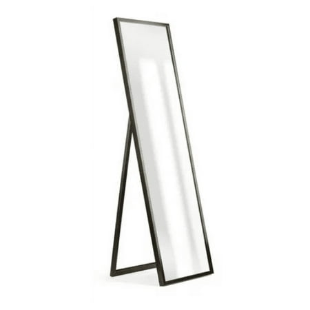 Mainstays 17x58 Black Framed Full Length Floor Mirror for Bedroom or Living Room Now $39.86