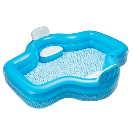 Bluescape Blue Grand Luxe Inflatable Family Swimming Pool, 2 Seats, Age 6 & up Now $49.96