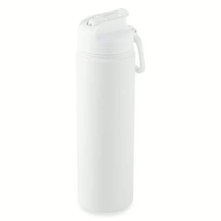 Mainstays 24 oz Stainless Steel Sip Water Bottle, White Now $8.97