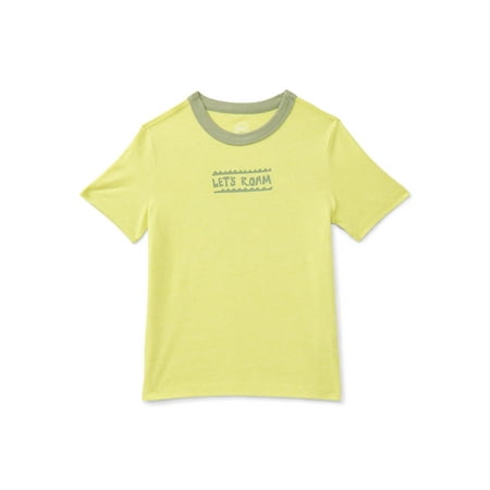 Wonder Nation Little Boys Graphic Ringer Tee with Short Sleeves Now $5.98