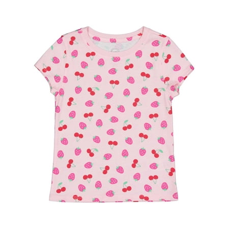 Wonder Nation Girls Kid Tough Tee with Short Sleeves, & Now $3.98