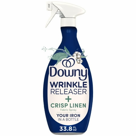 Downy Wrinkle Releaser Spray, Fabric Refreshing and Odor Eliminating, Crisp Linen, Fresh