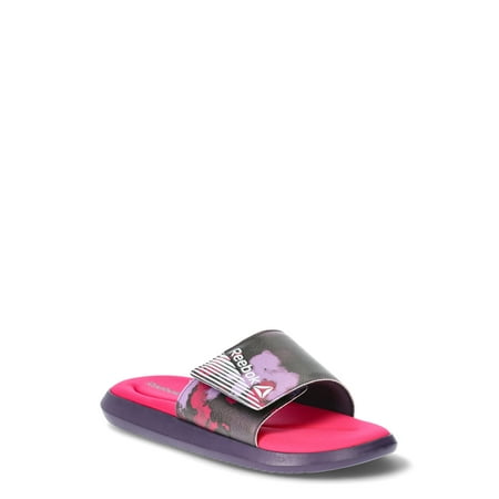 Reebok Women's Adjustable Memory Foam Slides Now $6.99