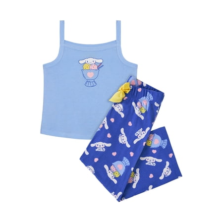 Hello Kitty x Wonder Nation Girls Tank and Sleep Pant Pajama Set, 2-Piece Now $10.00