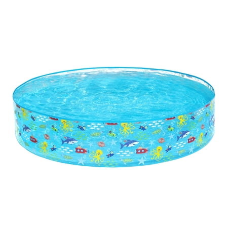 Bluescape Round Multi-Color Above-Ground Kiddie Pool 6' x 15" Now $18.96 at Walmart