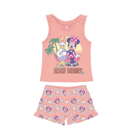 Minnie Mouse Toddler Girl Short Set, Sizes 12 Months-5T Now $9.98