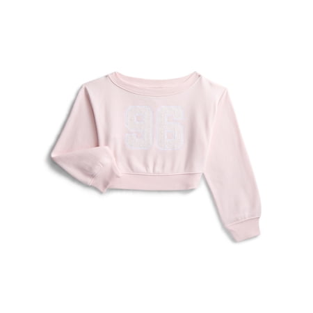 Weekend Academy Girls Fleece Sweatshirt with Long Sleeves