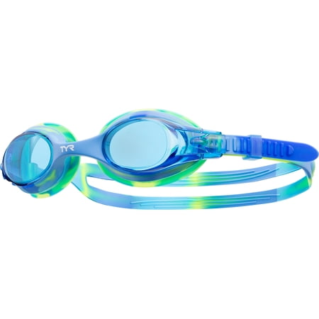 TYR Youth Fit Swimple Tie Dye Non-Mirrored Swim Goggle - Blue/Green Now $8.90 at Walmart