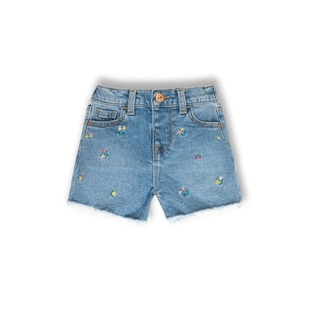 Wonder Nation Toddler Girl Denim Short, Sizes 12 Months - 5T