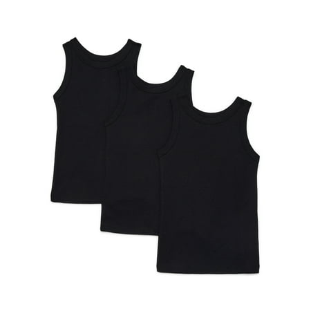 Wonder Nation Girls Kid Tough Tank Tops, 3-Pack Now $8.00