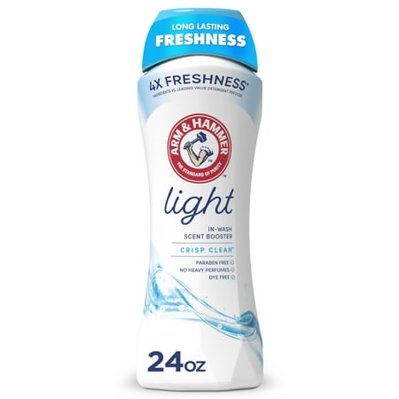 ARM & HAMMER Light In-Wash Scent Booster, Laundry Scent Booster Crisp Clean scent Now $4.93