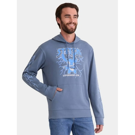 Disney Stitch Men's and Big Men's Graphic Hoodie Sweatshirt