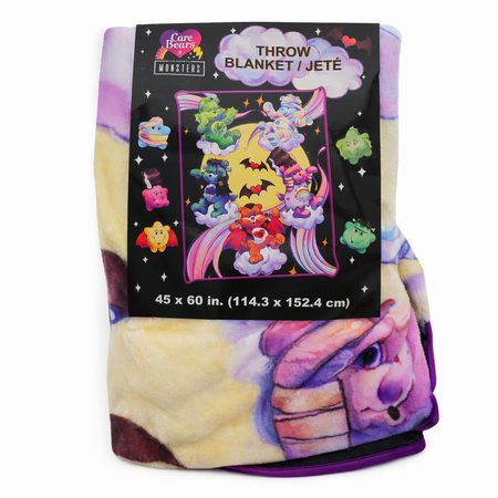 Care Bears and Universal Monsters Moon Scene Plush Fleece Throw Blanket Now $14.96