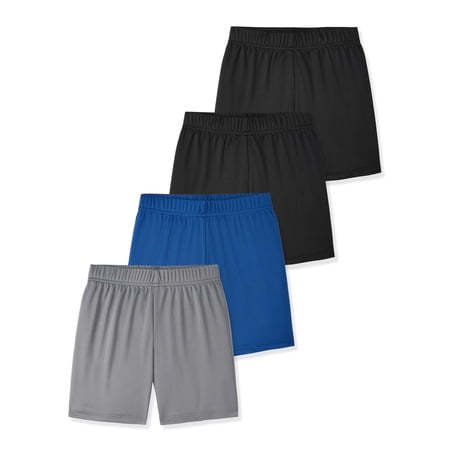 Garanimals Newborn, Baby & Toddler Boy Lightweight Active Shorts, 4-Pack