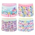 Hello Kitty and Friends Girls Boyshort Character Underwear, 4-Pack Now $5.00