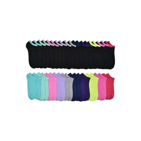 Wonder Nation Girls No Show Socks, 20-Pack Now $9.98