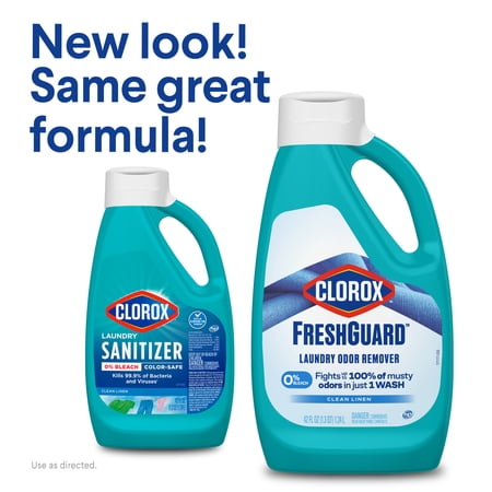 Clorox FreshGuard Laundry Odor Remover, 0% Bleach, Color Safe, Clean Linen, 42 fl oz Now $6.28