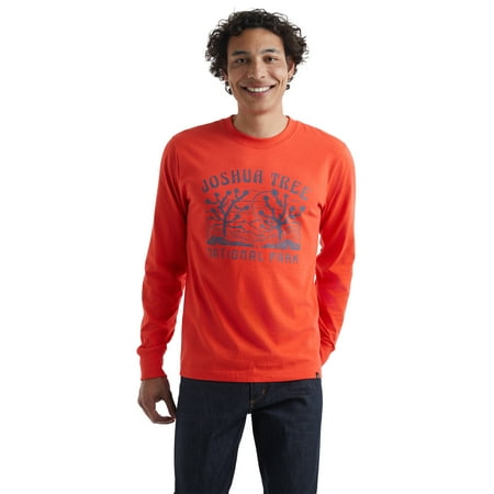 Hanes All Gender Explorer Collection Joshua Tree Long Sleeve Graphic T-Shirt, Men's Now $4.99