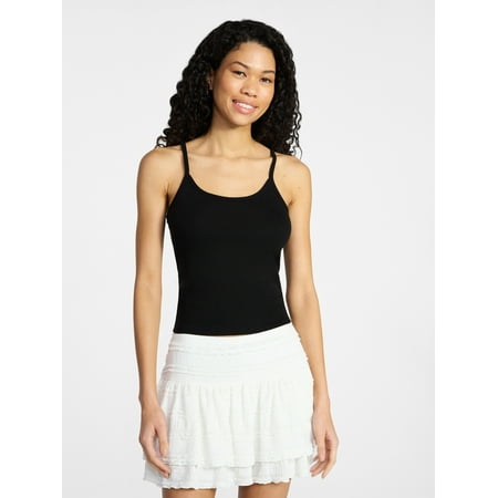 No Boundaries Scoop Neck Cami Top, Women's XXS-XXL Now $4.98