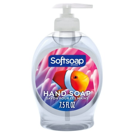 Softsoap Aquarium Liquid Hand Soap, Kitchen and Bathroom Hand Soap, 7.5 Fluid Ounce Bottle