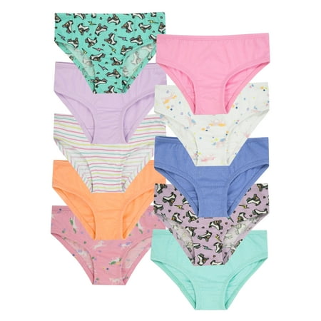 Wonder Nation Toddler Girl's Hipster Underwear, 10-Pack Now $5.29