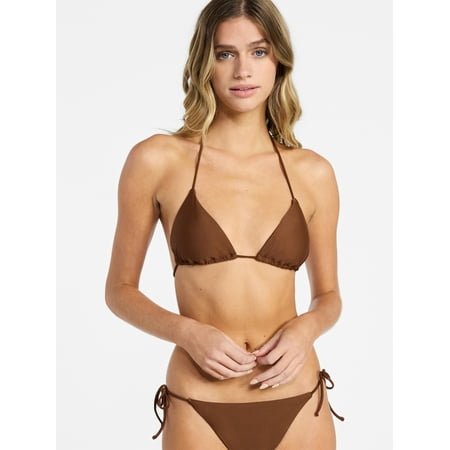 No Boundaries Triangle Bikini Top, Women’s XXS-XXL Now $9.98